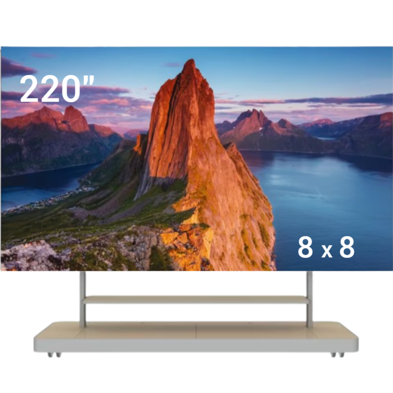 Solutie AiO SONY Crystal LED BH12 220" cu suport mobil