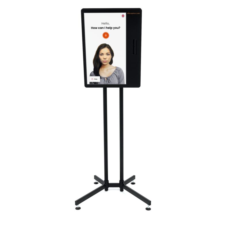 Totem interactiv aReception AI Assistant