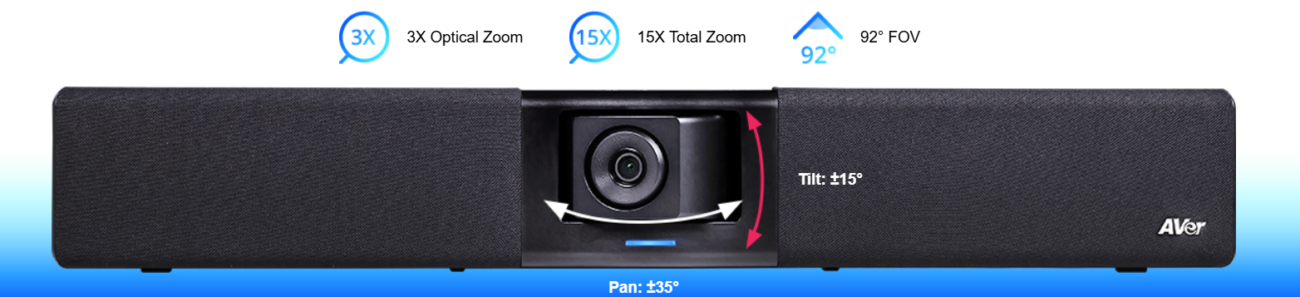 Videobar 4K PTZ Aver VB342PRO