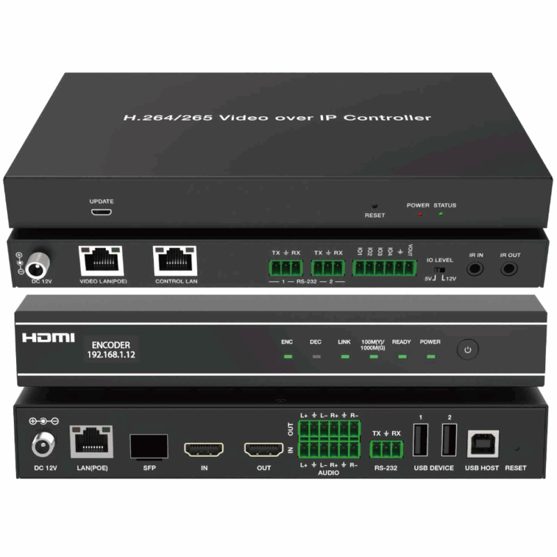 Solutie xTouch All-In-One AV over IP cu KVM inclus
