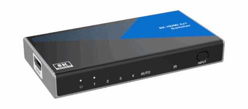 Switch HDMI 8K 4x1 xTouch cu Audio Breakout