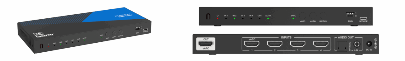 Switch HDMI 8K 4x1 xTouch