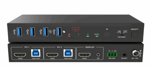 Switch KVM HDMI 2x1 8K xTouch